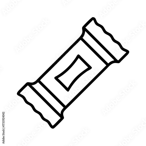 Illustration of a protein bar, a convenient snack for energy and muscle recovery