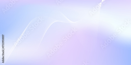 Abstract watercolor pastel turquoise indigo pink bright blurry background. White lines concept. Vibrant lavender violet simple. Vector illustration. EPS 10.