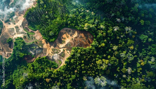 Forest loss and deforestation map