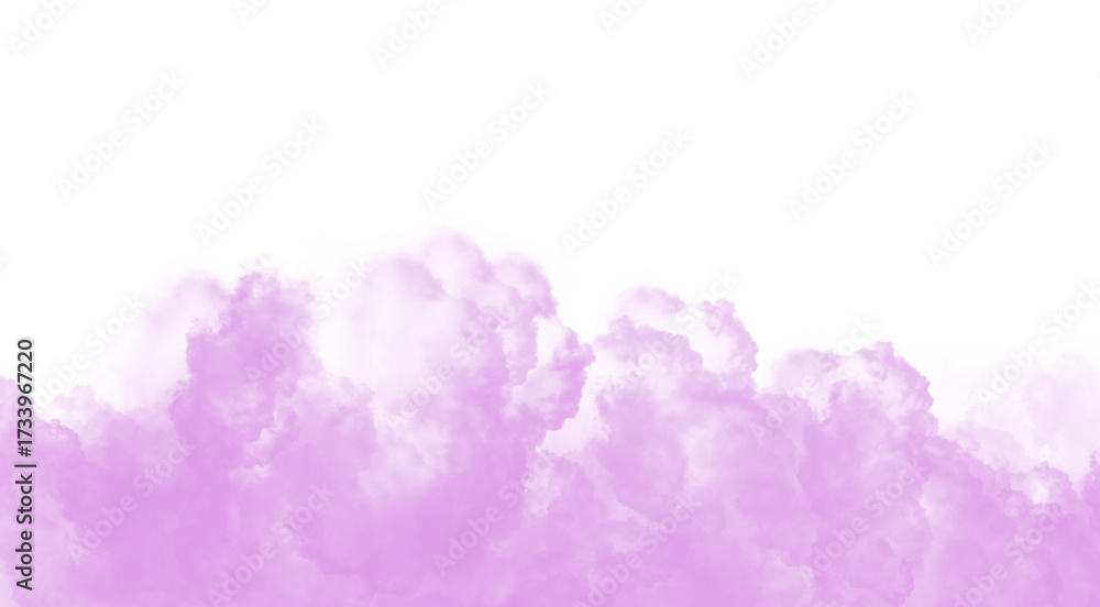 Fototapeta premium Ethereal purple smoke wisps against a dark background