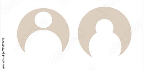 User profile icon vector. Avatar or person icon. Profile picture, portrait symbol. Default Avatar Profile Icon, Social Media User Vector. Blank profile silhouette. design eps 10.