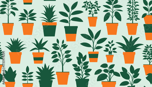 plants in pots icon