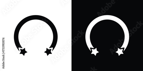 Piercing icons set. vector icons designed in filled style