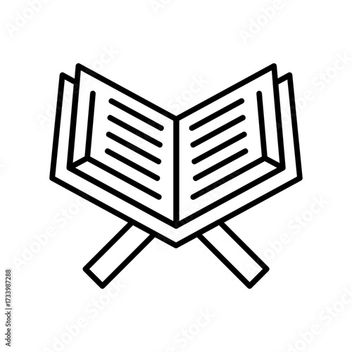 Open Quran stand