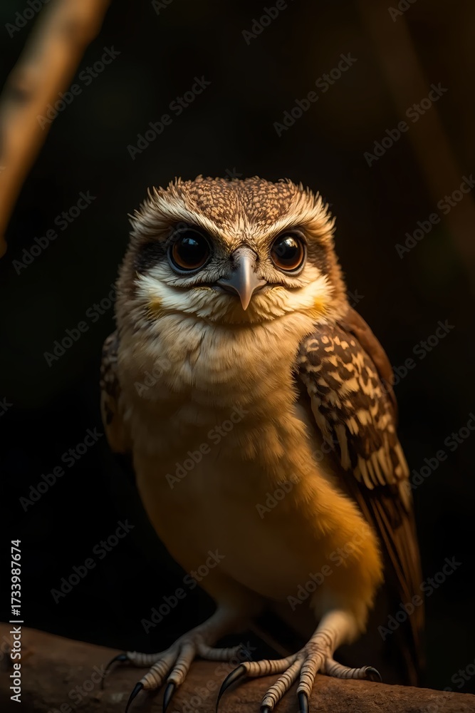 Obraz premium owl on branch