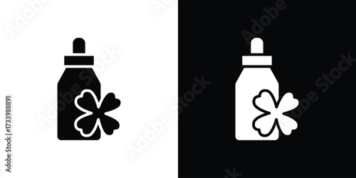 Bach flowers icons set. vector icons designed in filled style