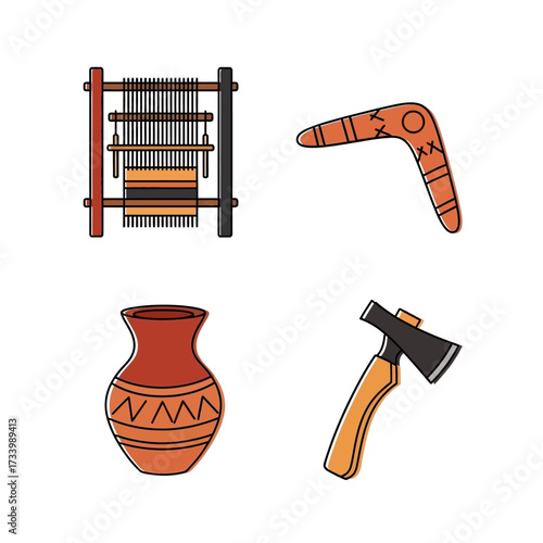 Collection of Indigenous Tools and Crafts.
