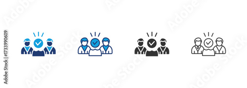 Diversity Icon Set Multiple Style Collection