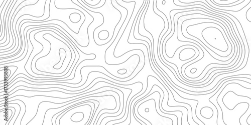 Topographic map pattern background vector. Abstract mountain terrain map background with abstract shape line texture.  geographic grid map vector illustration.