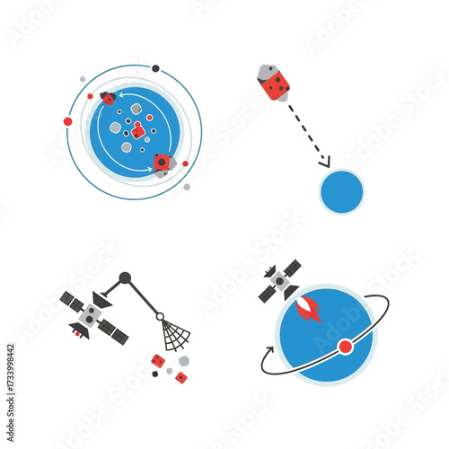 Space Debris Removal Concepts - Innovative Solutions for Orbital Cleanup.