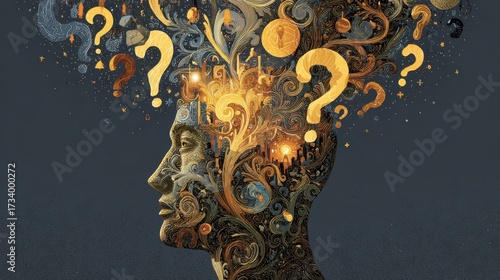 Intricate Mind - A Conceptual Exploration of Thought and Questioning.