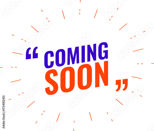 modern style coming soon template for social media post