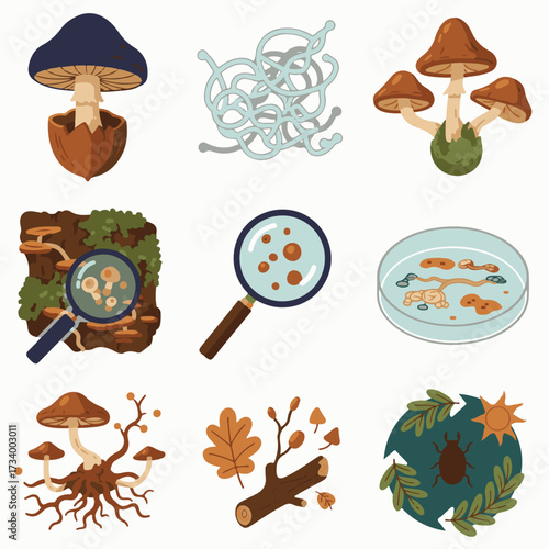 Dynamic Flat Design Collection: Essential Vector Elements for Modern Business & Tech Infographics