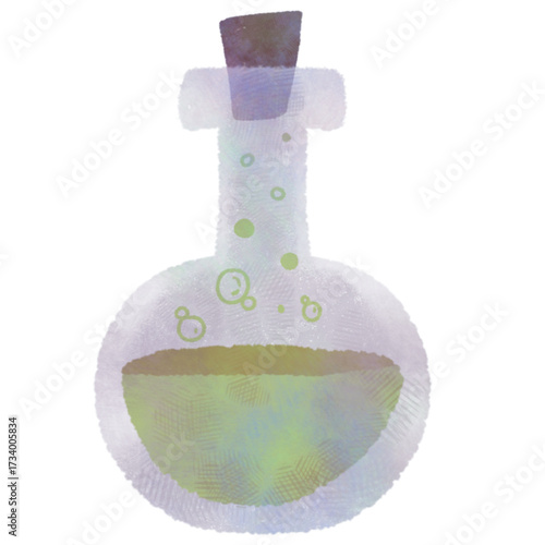 Brew up some magic with this potion illustration
