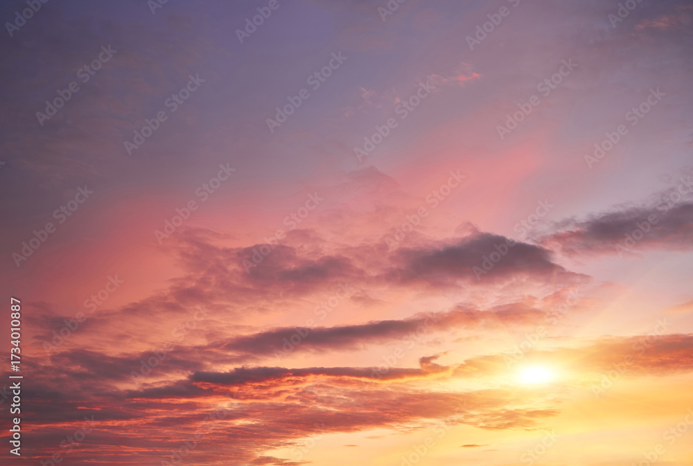 Obraz premium Colorful Sky Canvas