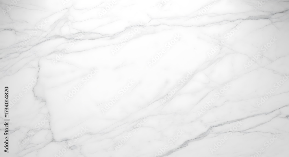 Obraz premium Elegant White Marble Texture Background with Subtle Grey Veins.