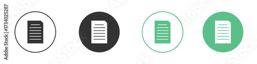 File icons concepts. black sign set
