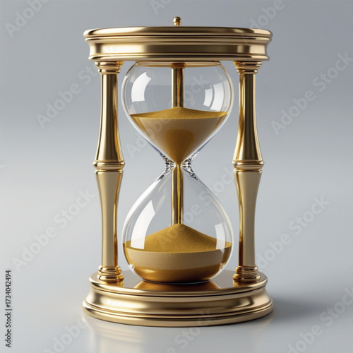 hourglass with sand
