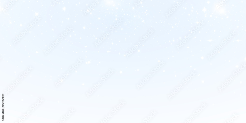 Fototapeta premium A beautiful sparkling snow PNG with a transparent overlay, ideal