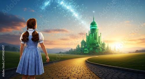 Dorothys Journey to Emerald City.