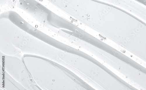 透明ジェルの滑らかなテクスチャ