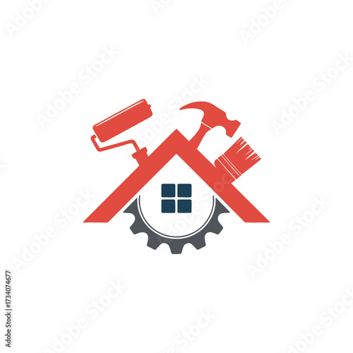 House Construction Logo Design – Real Estate, Building, and Property Development Branding Symbol