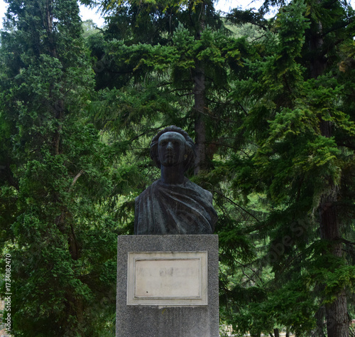 statue of a man in the park