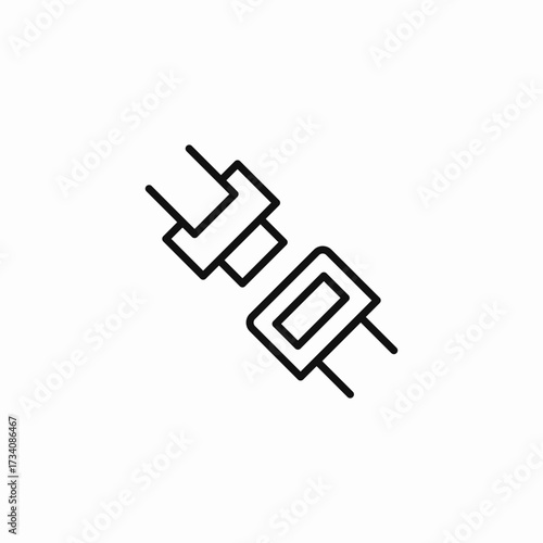 fasten seat belt icon sign vector