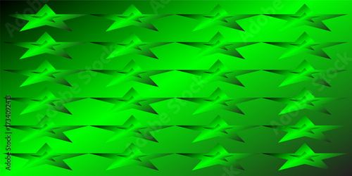 Green geometric pattern, comic background