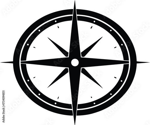  compass vector, navigation direction tool  