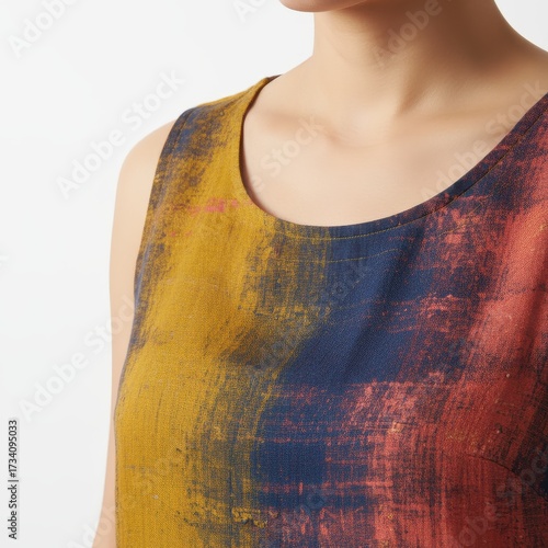 Sleeveless top detail