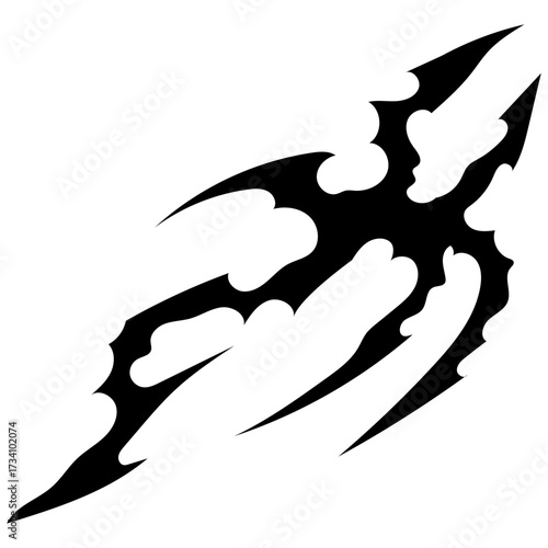 Neotribal Root Tattoo Design