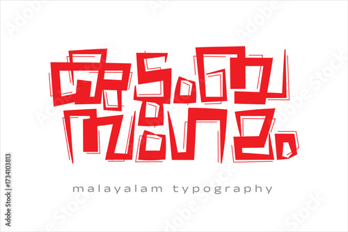 Malayalam calligraphy letter styles