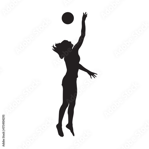 tennis player silhouette vector illustration