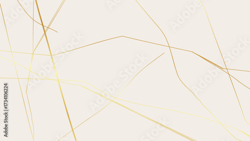 Gold Kintsugi crack pattern on whitish background