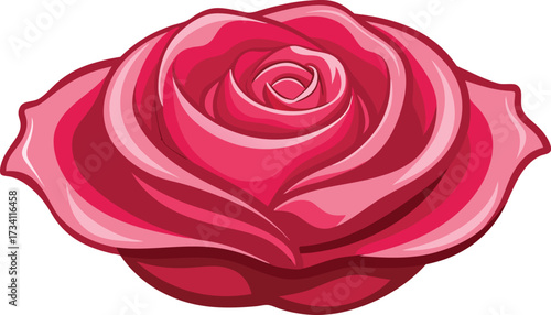 realistic oil paint rose petal texture icon.