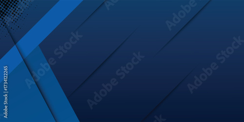 Modern abstract gradient dark navy blue banner background. vectorModern abstract gradient dark navy blue banner background. vector