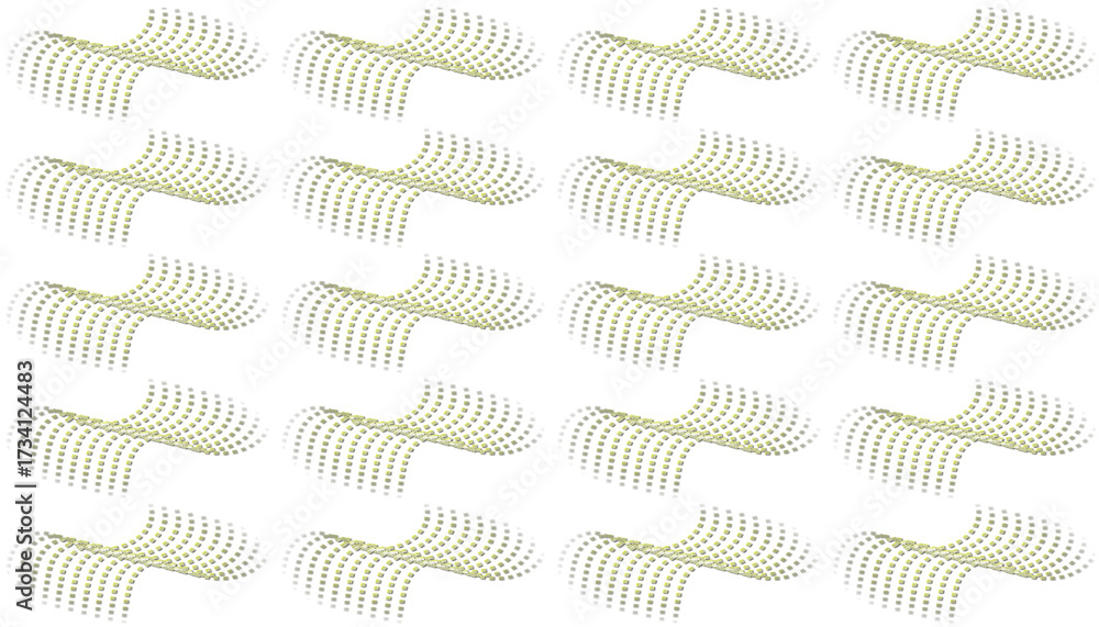 Fototapeta premium Abstract Dotted Curve Seamless Pattern – Modern Geometric Tile Repeat Wallpaper Design