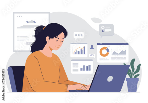 Data analysis and visualization techniques home office digital collaborative environment user-centered viewpoint