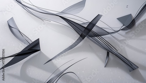 Delicate, expressive, abstract shadow lines on a textured wall. A subtle, minimalist, and artistic background of light and shadow, creating a calm and contemplative mood.