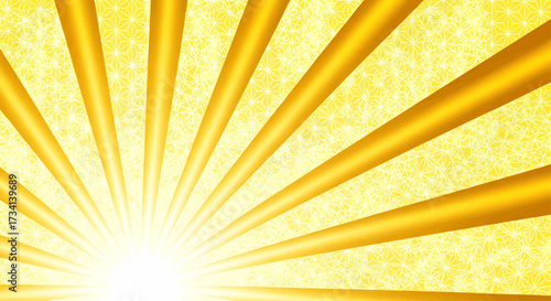 Retro sunburst background, abstract shining rays, vintage style radial lines, vector celebration design poster