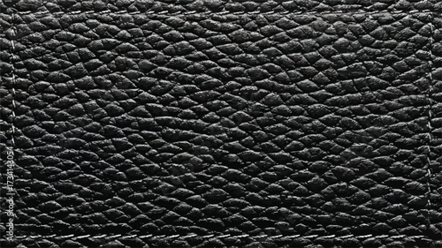 Sleek Black Leather Textured Background for Professional Designs
