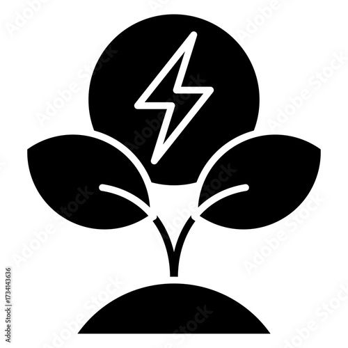 Green Energy Blue Icon