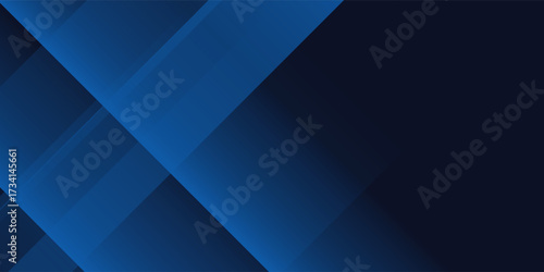 Blue black abstract background geometry shine and layer element vector for presentation design. Suit for business, corporate, institution, party, festive, seminar, and talks