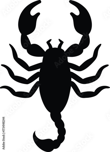 vector illustration of a crab