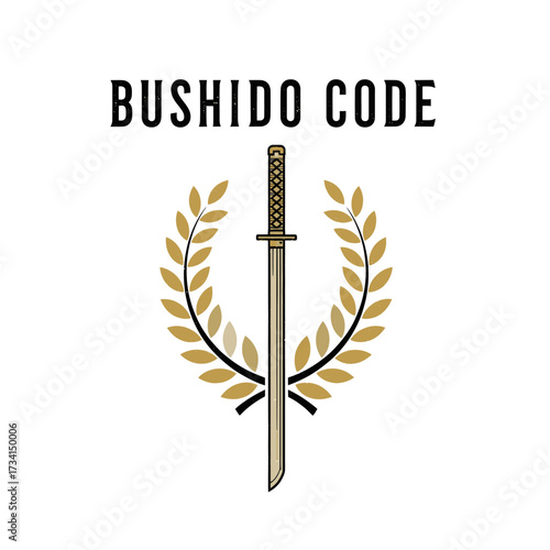 symbol sword wreath laurel emblem design sign 