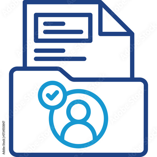 Student Profile line color icon