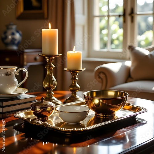 still life with candle