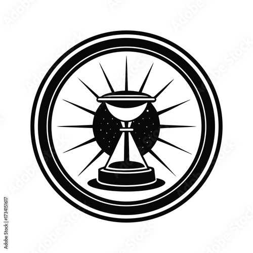 vector illustration of a car wheel