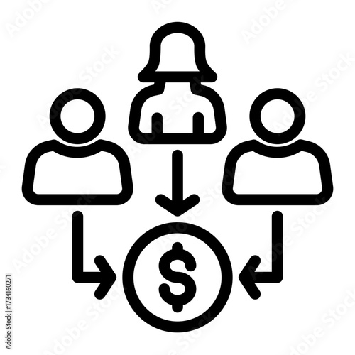 User/customer outline suited for audience segments, client profiles, and buyer personas.